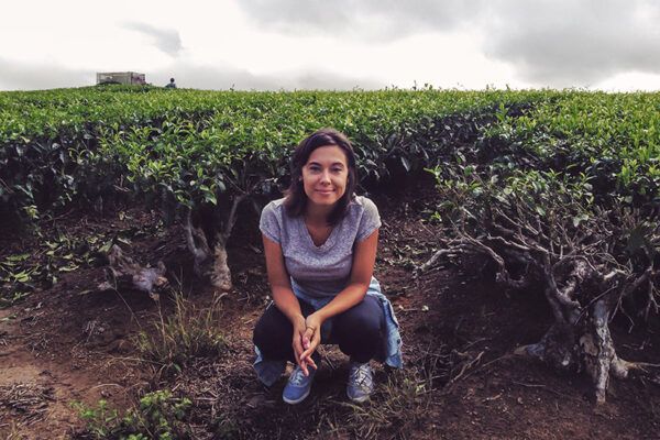 Renata Acácia no chazal da Amaya Chás em Registro no Vale do Ribeira